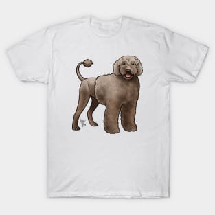 Dog - Portuguese Water Dog - Brown Lion Cut T-Shirt
